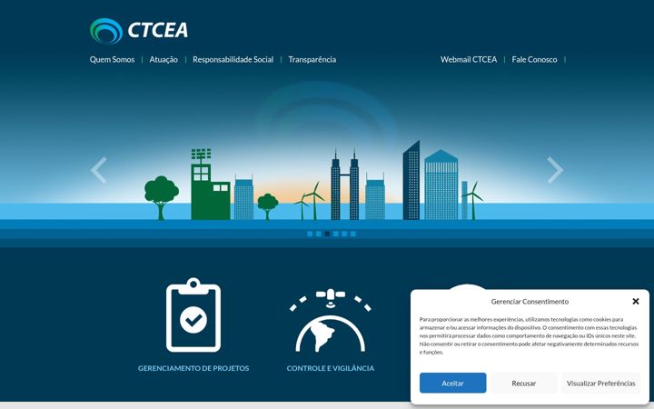 Screenshot di ctcea.org.br