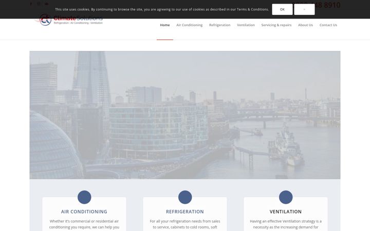 Screenshot of ctclimatesolutions.co.uk