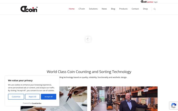Screenshot of ctcoin.com