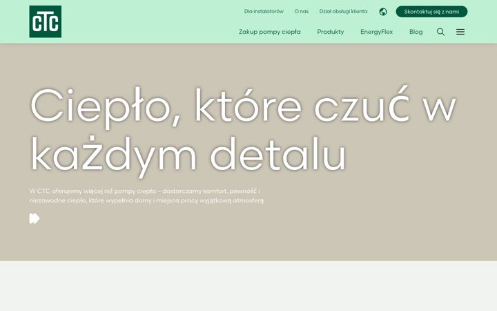 Screenshot of ctcpoland.pl