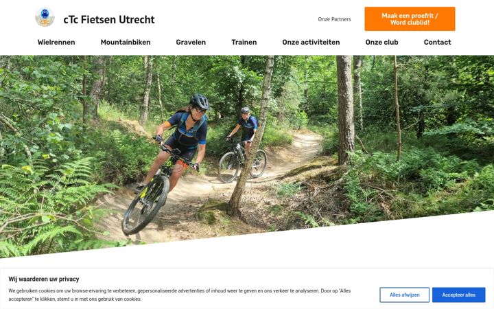 Ekrano kopija ctcutrecht.nl