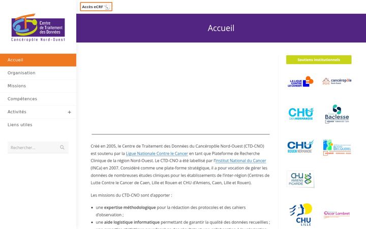Screenshot of ctd-cno.org