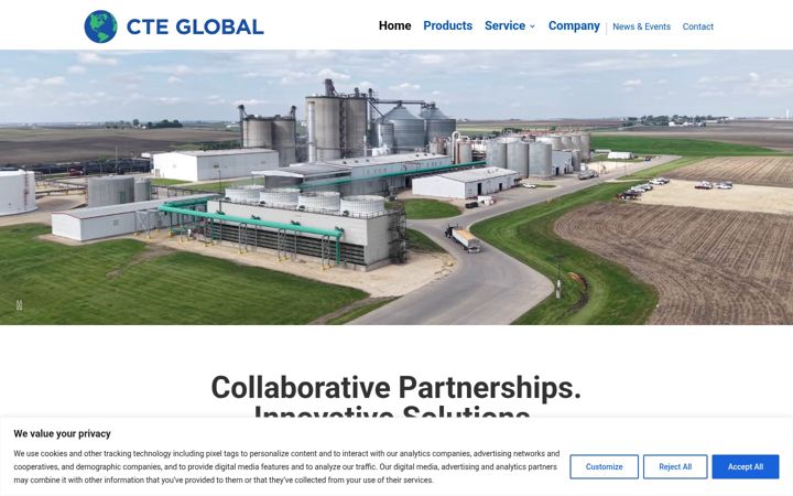 Screenshot of cte-global.com