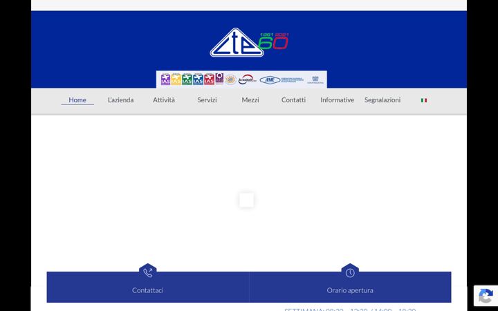 Screenshot of cte-spa.it