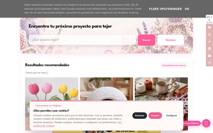 Skærmbillede af ctejidas.co