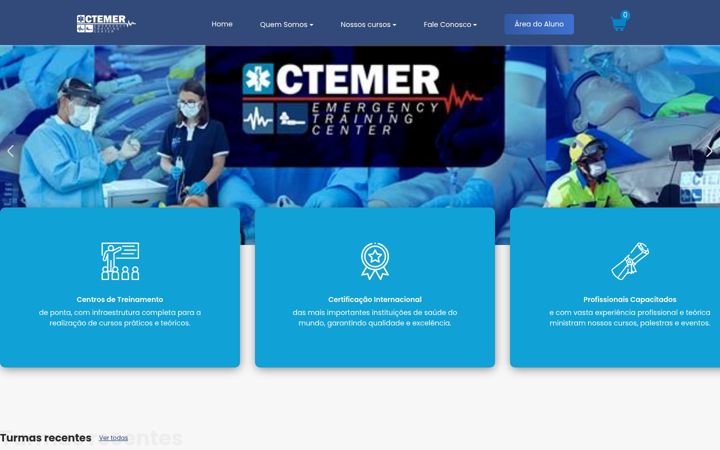 Screenshot di ctemer.com.br