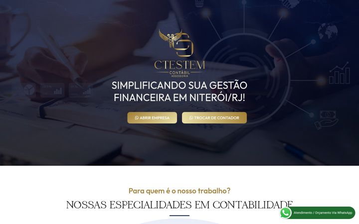 Screenshot of ctestemcontabil.com.br