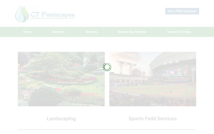 Screenshot of ctfieldscapes.com