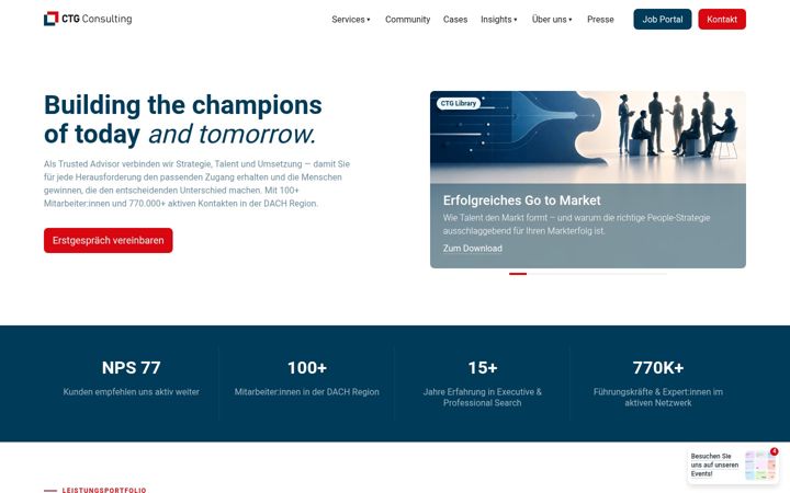 Screenshot of ctg-consulting.com