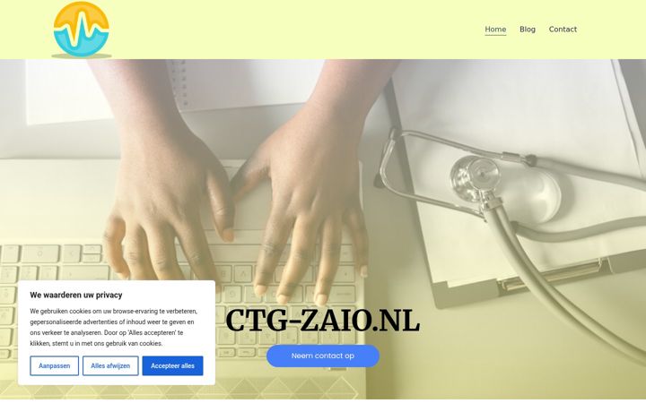 Screenshot of ctg-zaio.nl