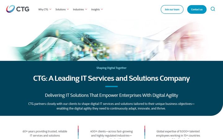 Screenshot of ctg.com