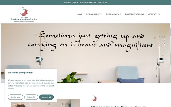Екранна снимка на ctgc.co.za
