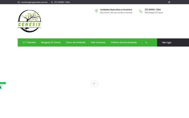 Screenshot of ctgenesis.com.br