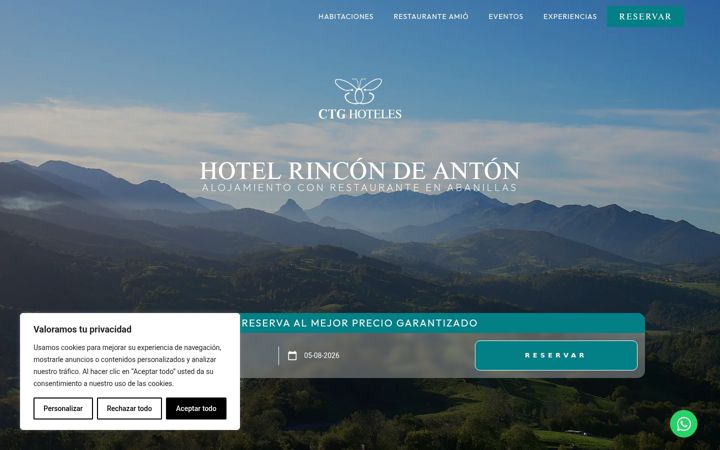 Screenshot of ctghoteles.com