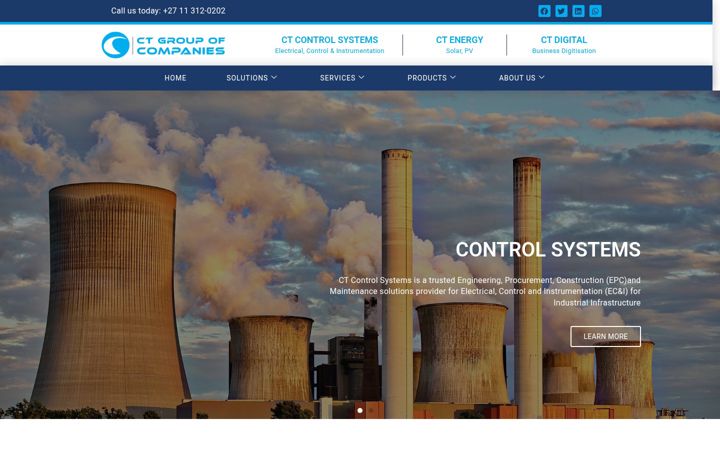 Екранна снимка на ctgroupcompanies.co.za