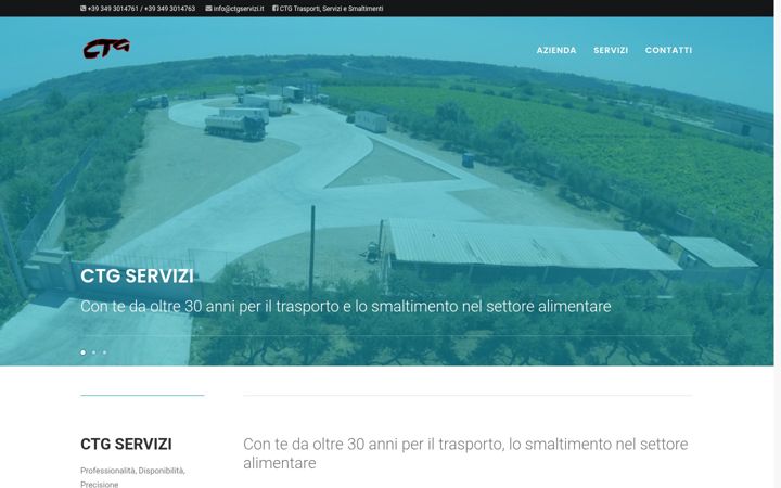 Screenshot of ctgservizi.it