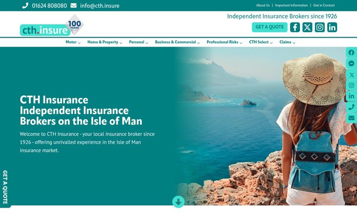 Screenshot of cth.insure