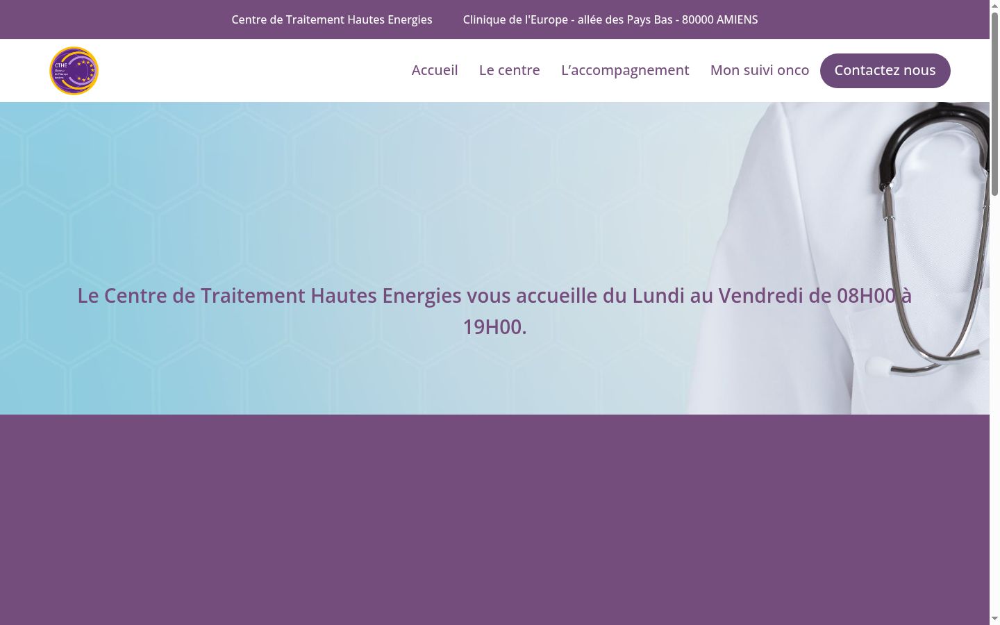 Capture d'écran de la bannière de consentement affichée avant toute interaction
