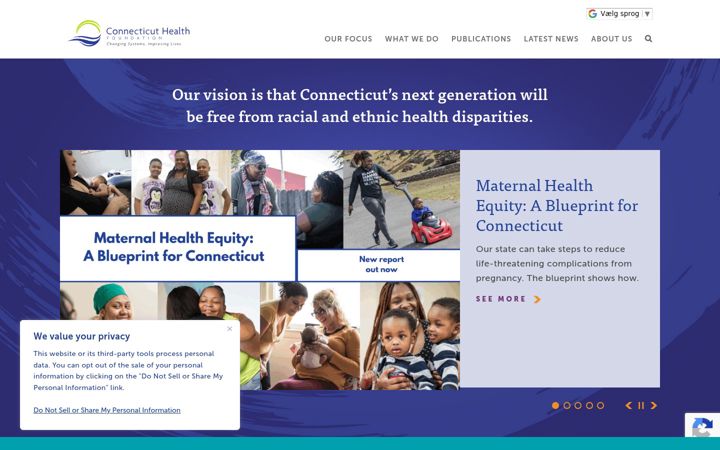 Screenshot of cthealth.org
