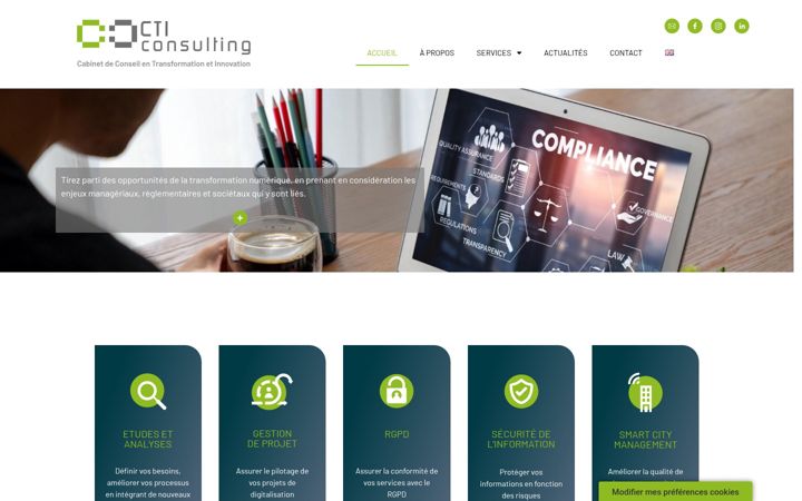 Screenshot of cticonsulting.be