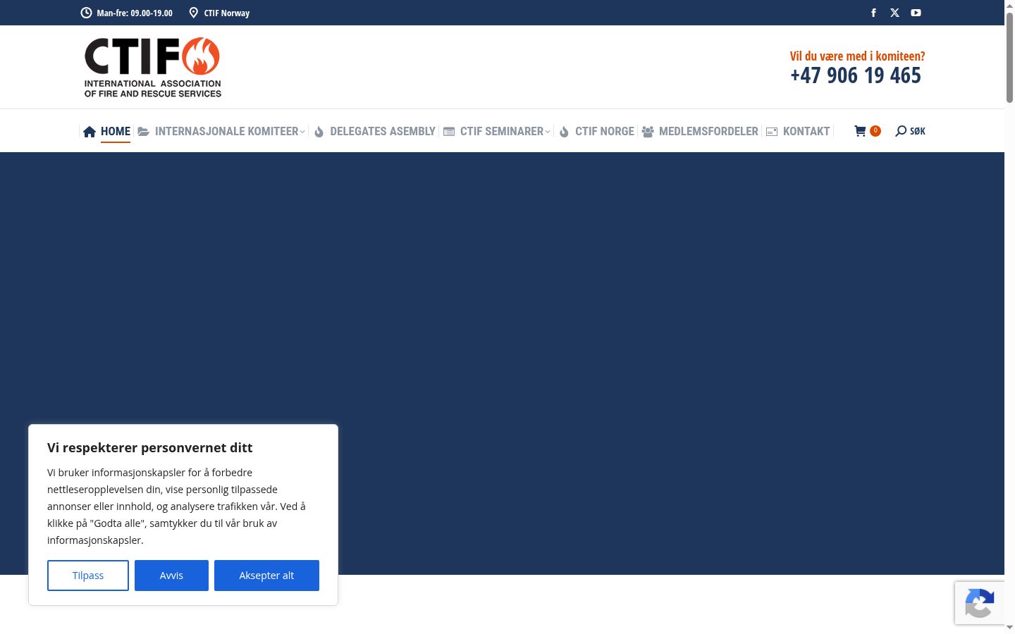Sutikimo reklamjuostės, rodytos prieš bet kokią sąveiką, ekrano kopija