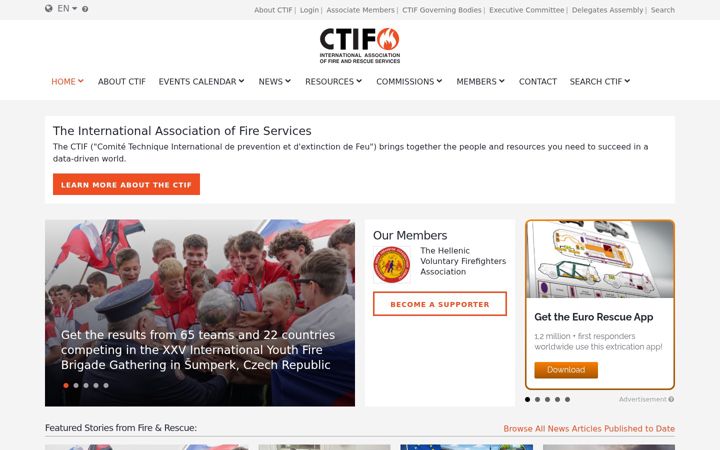 Screenshot του ctif.org