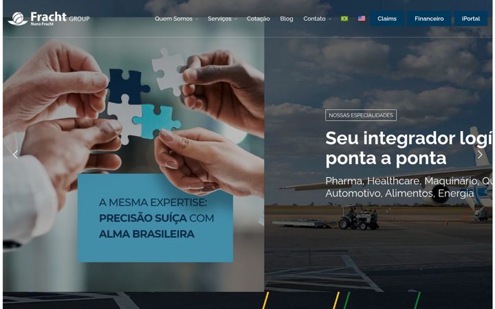 Screenshot di ctifracht.com.br