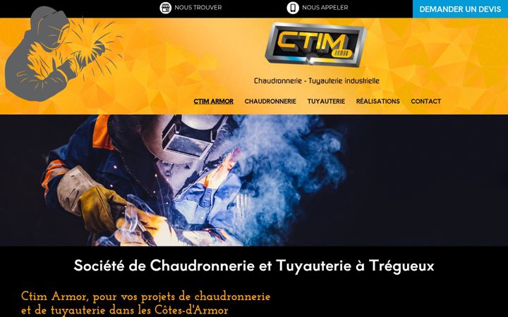 Screenshot of ctim-armor.fr