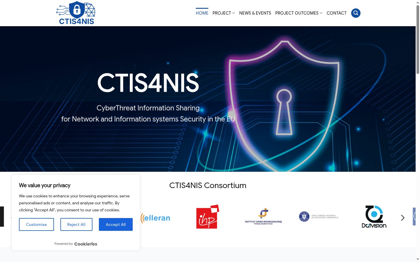 Screenshot tal-banner tal-kunsens muri qabel kwalunkwe interazzjoni