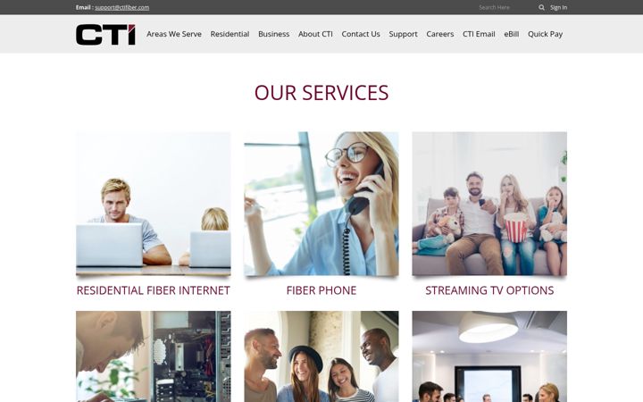 Screenshot von ctitech.com