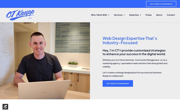 Screenshot of ctkaupp.com