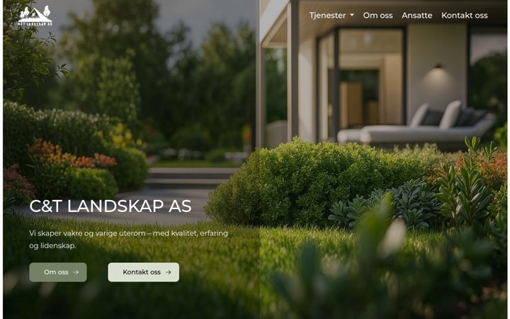 Ekrano kopija ctlandskap.no