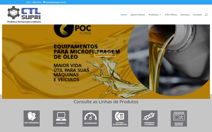 Screenshot di ctlsupri.com.br