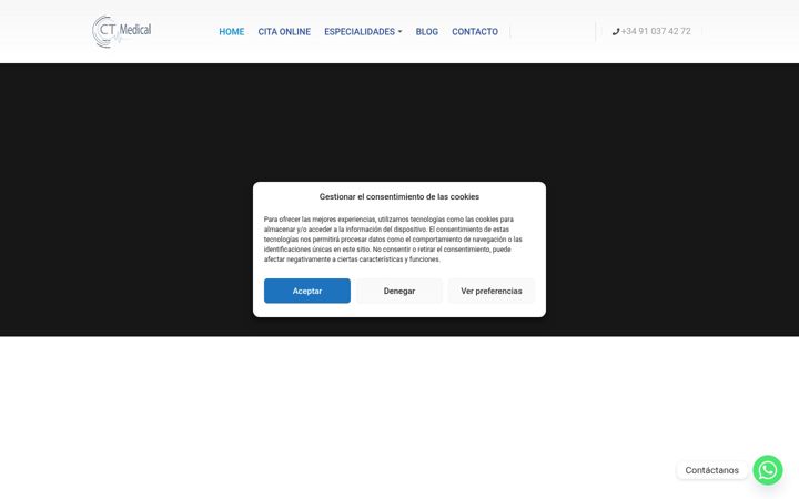 Screenshot of ctmedical.es