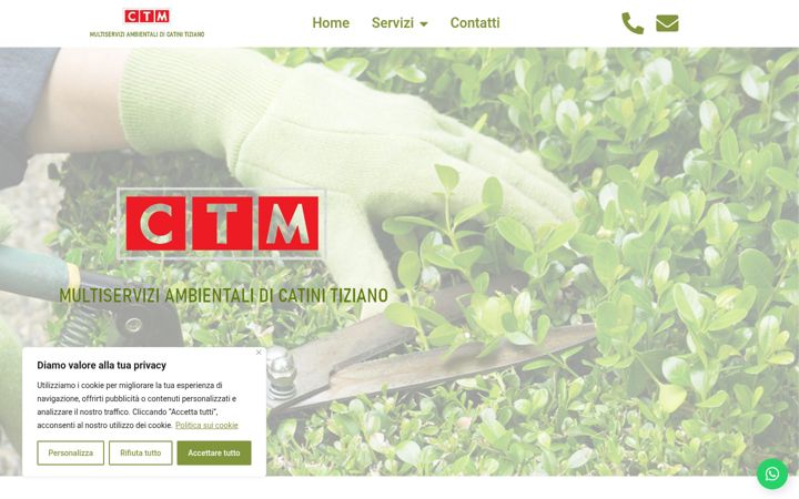 Screenshot of ctmmultiserviziambientali.it