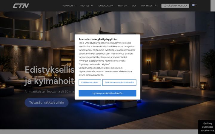 Screenshot of ctn.fi
