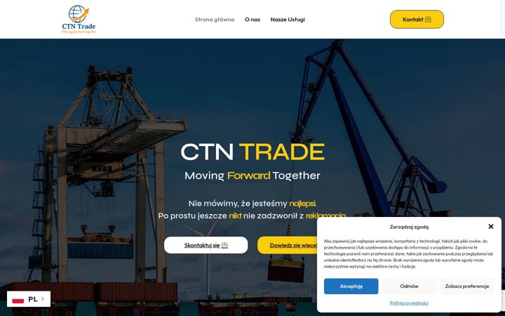 Ekrano kopija ctntrade.pl