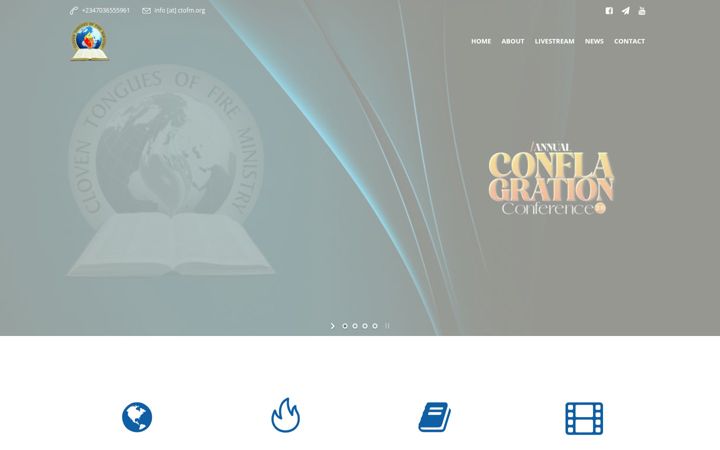 Screenshot of ctofm.org