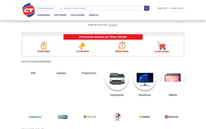 Screenshot of ctonline.mx