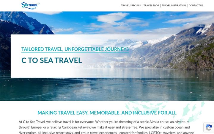Screenshot of ctoseatravel.com