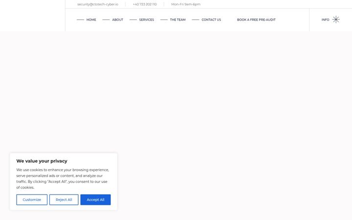 Screenshot of ctotech-cyber.io