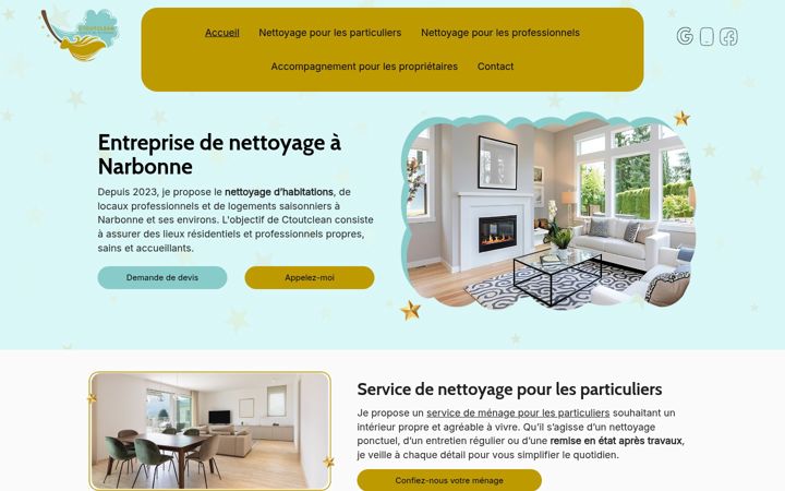Screenshot of ctoutclean11.fr