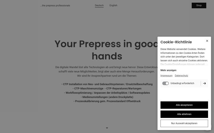 Screenshot of ctp-expert.com