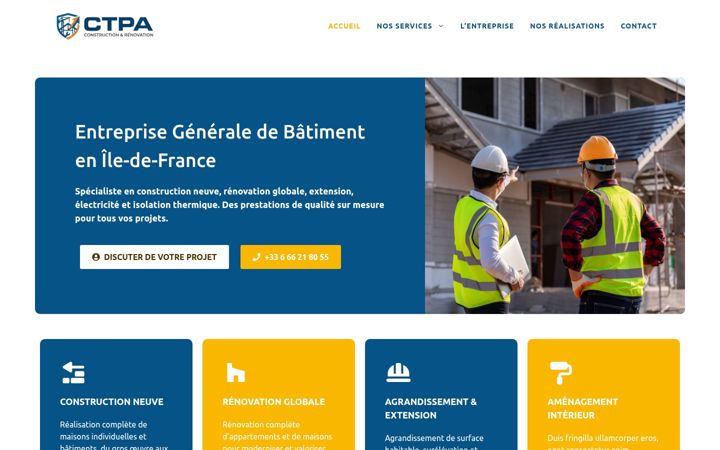 Screenshot of ctpa.fr