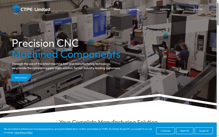 Screenshot of ctpe.co.uk