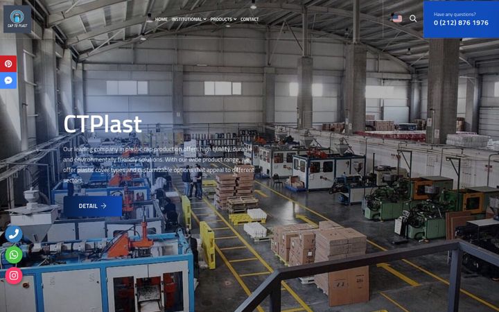 Screenshot of ctplast.com