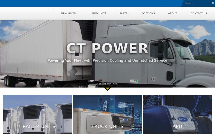 Screenshot of ctpower.com