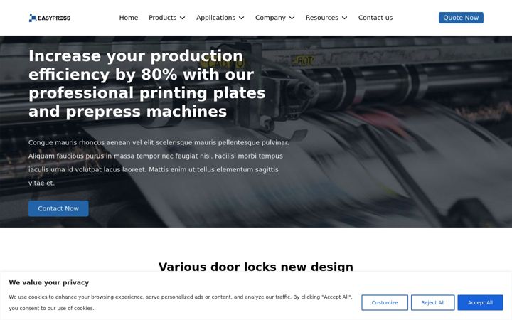 Screenshot of ctppress.com