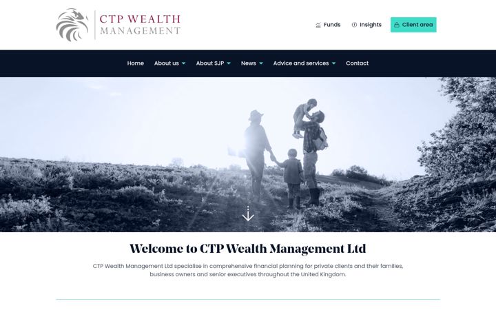 Screenshot of ctpwm.co.uk