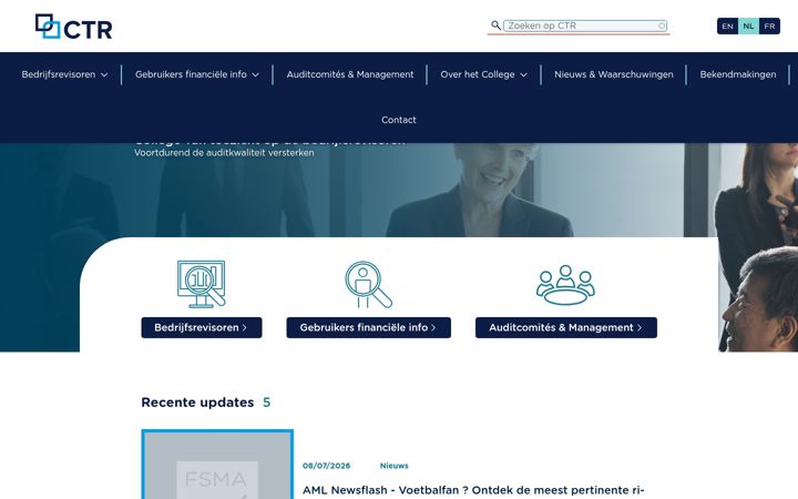 Screenshot of ctr-csr.be